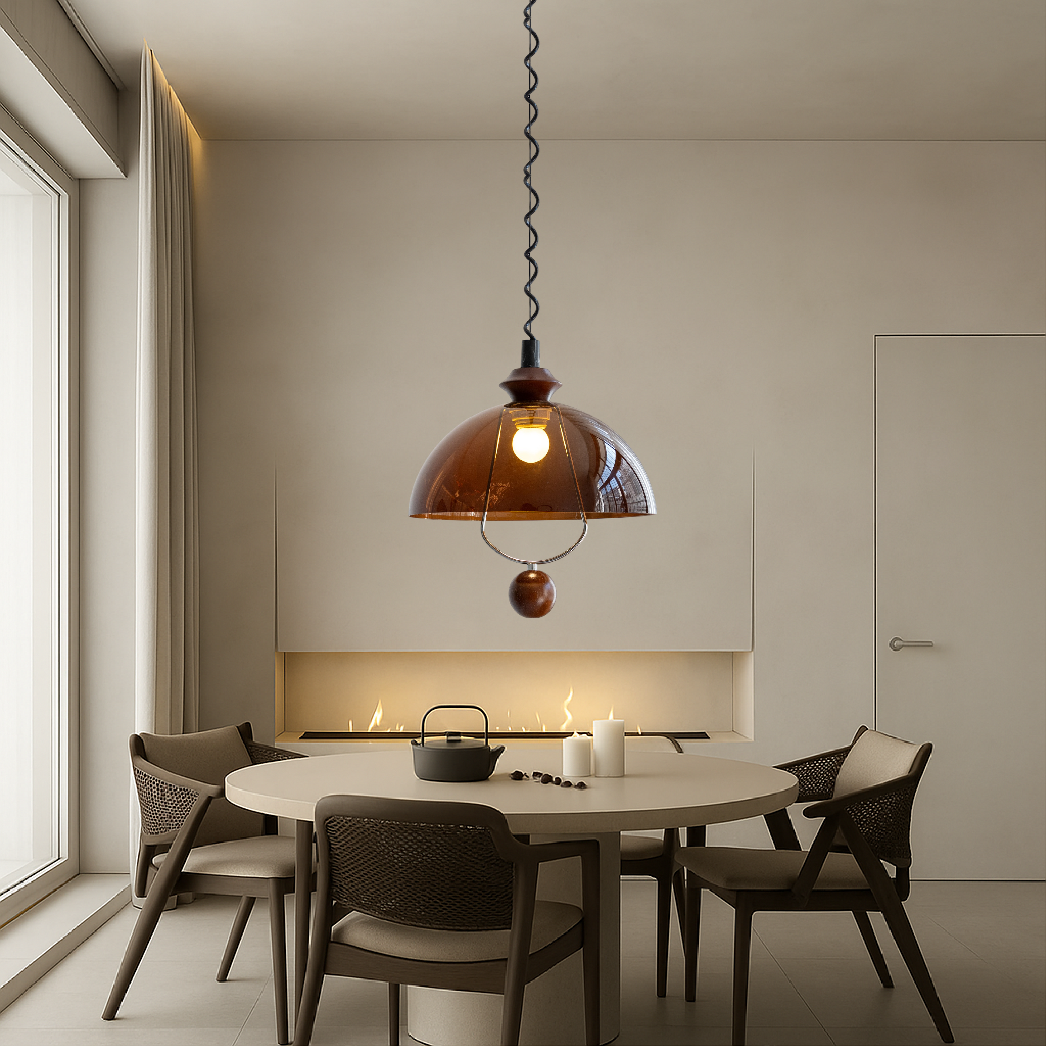 Nemsk | Marcelline | Antique Hanging Pendant Light For Dining