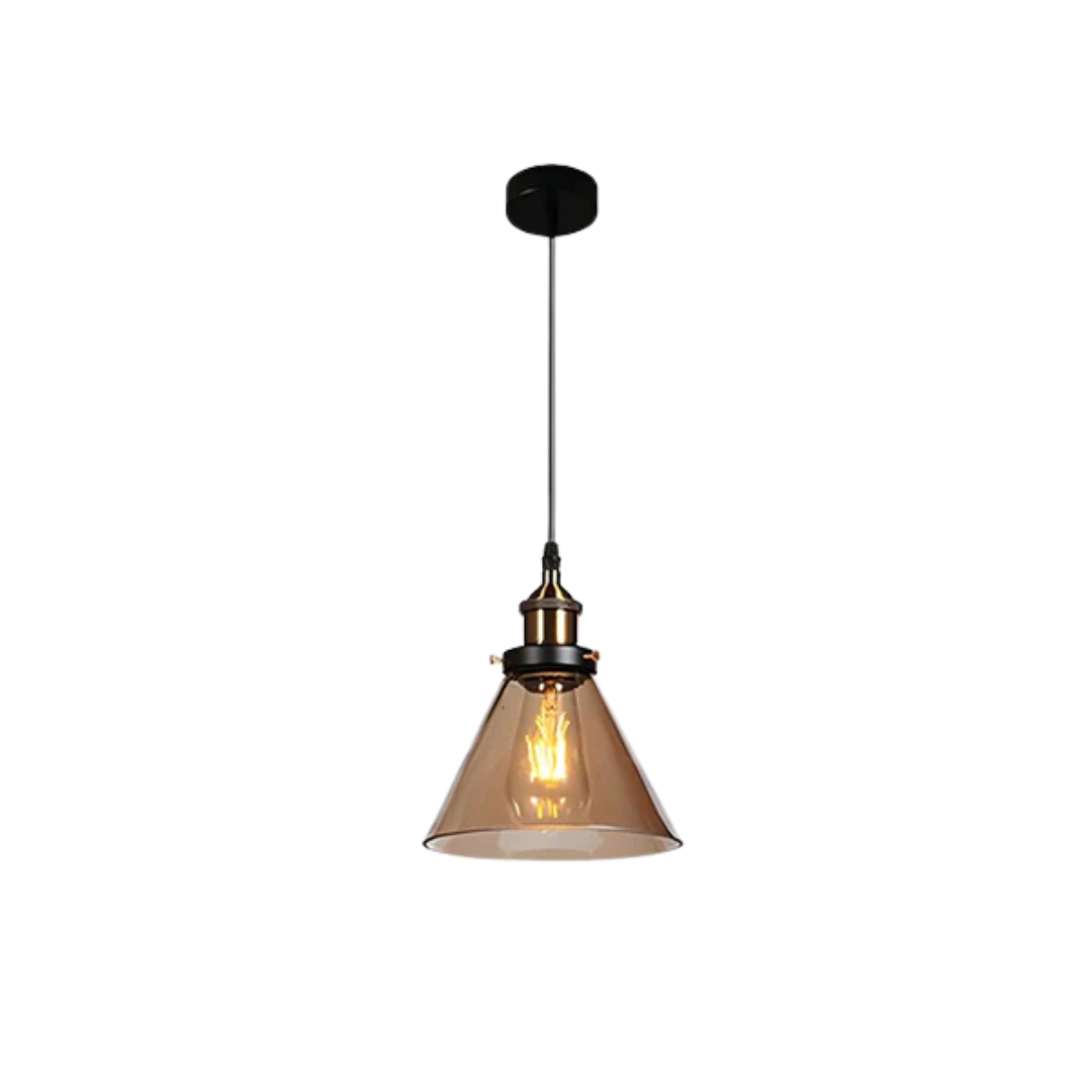 Nemsk | Nexlo Vintage Glass Pendant Light for Dining Rooms and Living Spaces