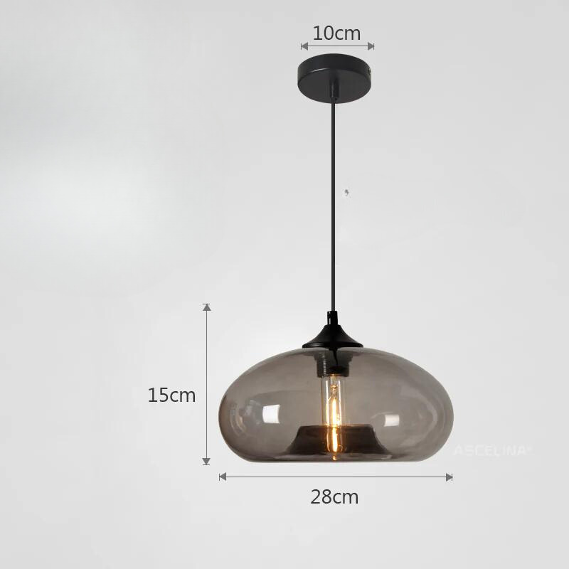 Nemsk | NovaLume Glass Pendant Light In Retro Colorful Living Room Style