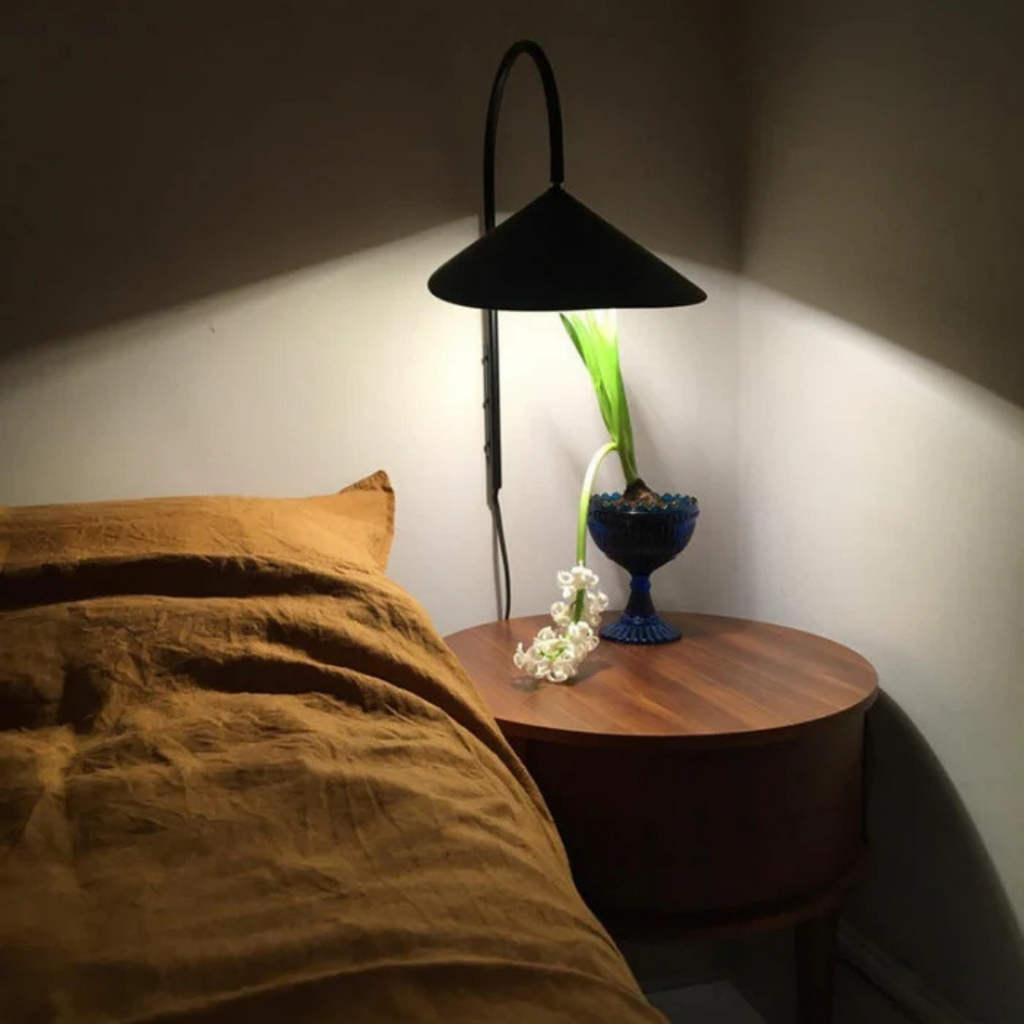 Nemsk | Lumisora Tilting Shade Wall Lamp For Bedroom And Living Room