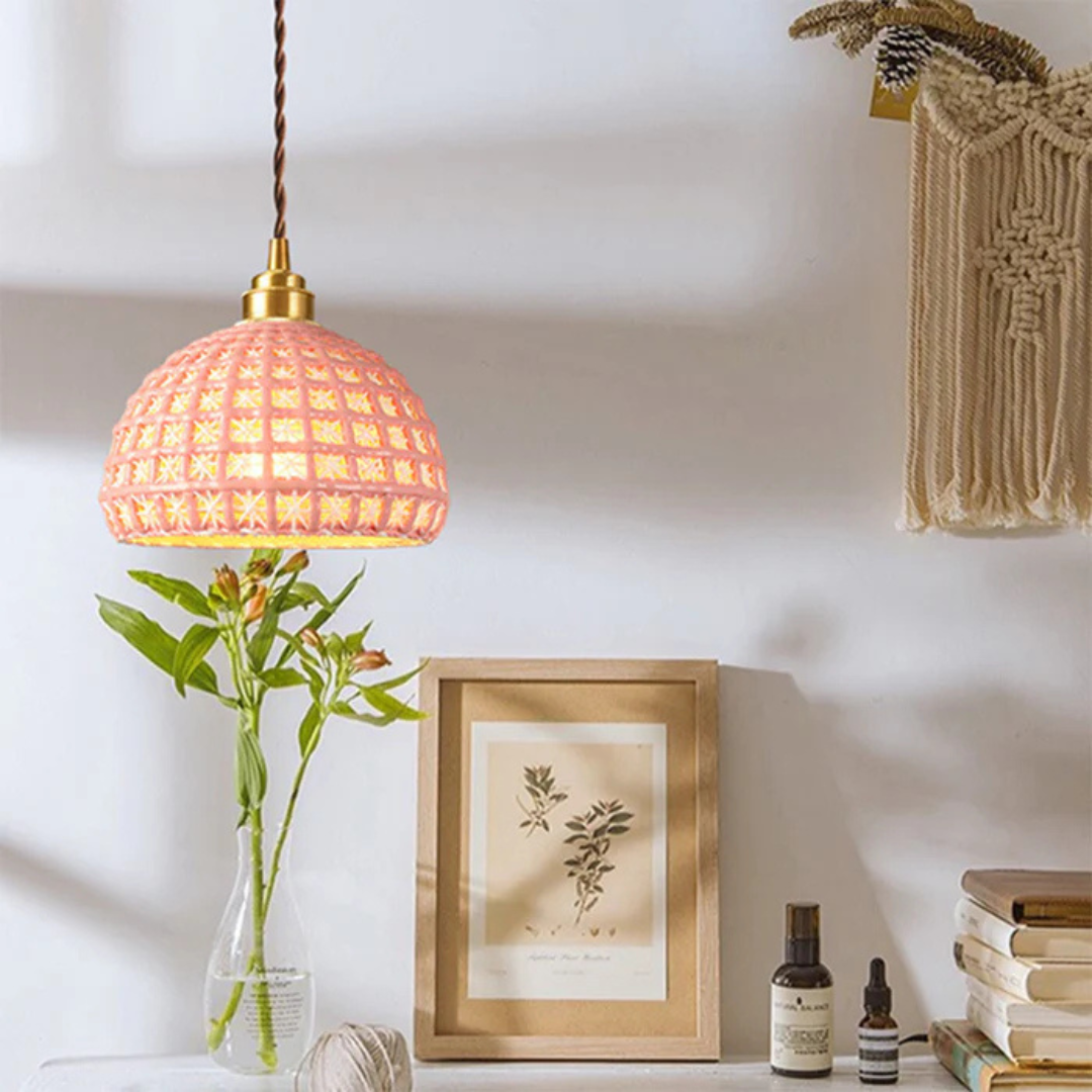 Nemsk | Luma Keramisk Pendellampe for Spise- og Stuer