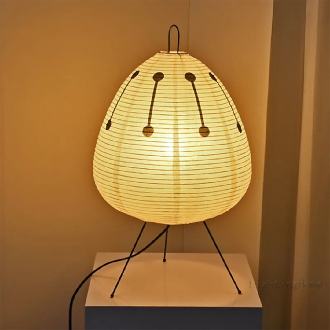 Nemsk | NaraLux Floor Lamp With Rice Paper Shade And Bamboo Frame