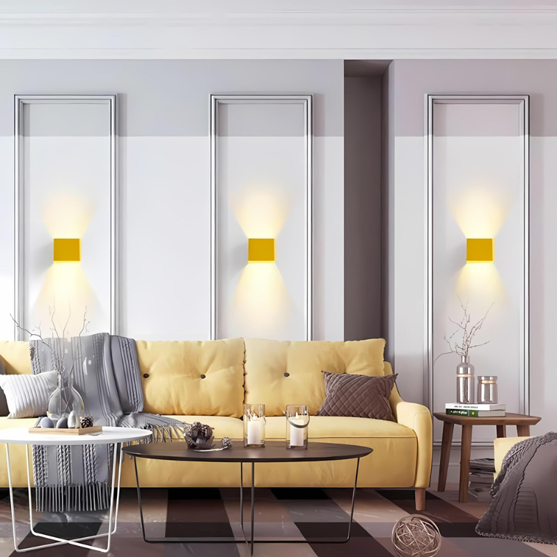 Nemsk | NovaLuxe Square LED Wall Light for Modern Interiors