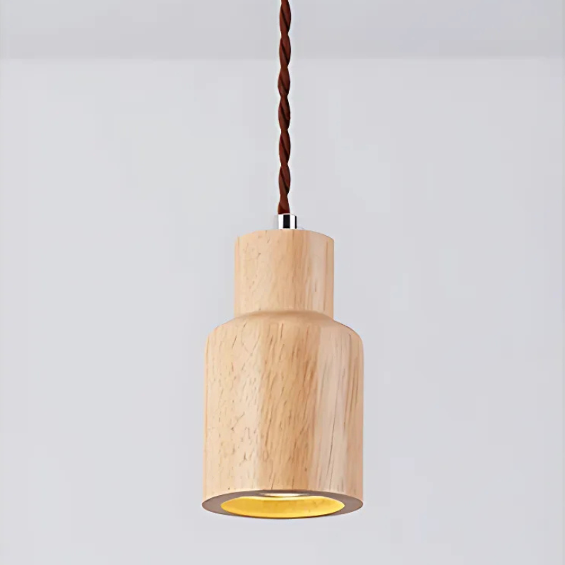 Nemsk | ArborLux Nordic Wood Pendant Light With Warm LED Glow for Dining