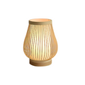 Nemsk | NovaLume Japanese-Style LED Bamboo Table Lamp for Bedroom