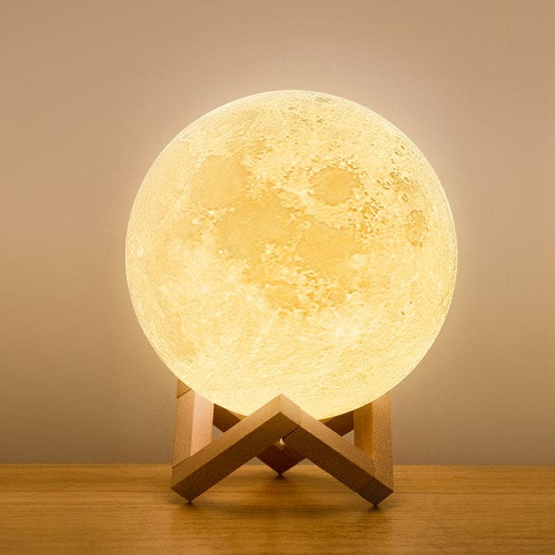 Nemsk | LunaNova Crescent Moon LED Table Lamp For Warm Bedside Glow