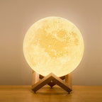 Nemsk | LunaNova Crescent Moon LED Table Lamp For Warm Bedside Glow