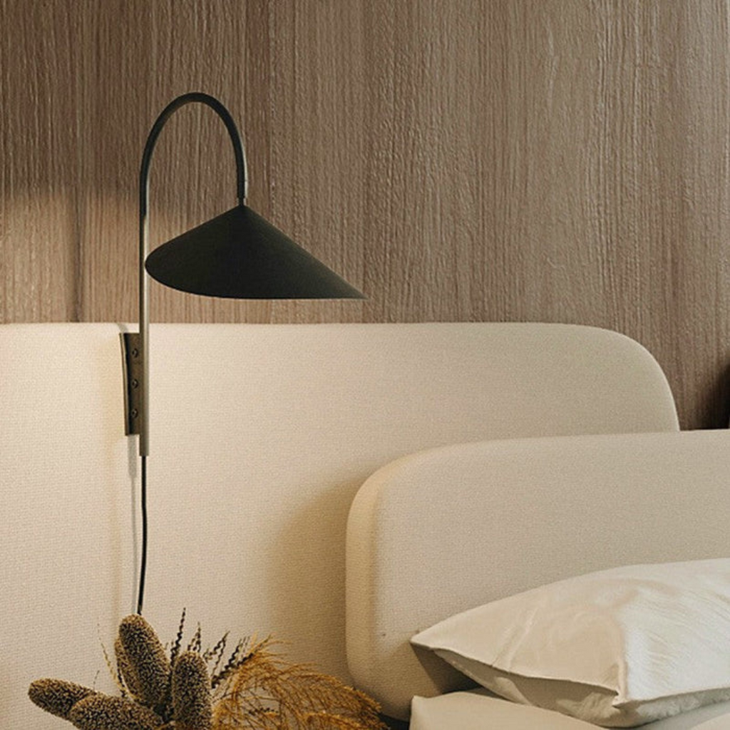 Nemsk | Lumisora Tilting Shade Wall Lamp For Bedroom And Living Room