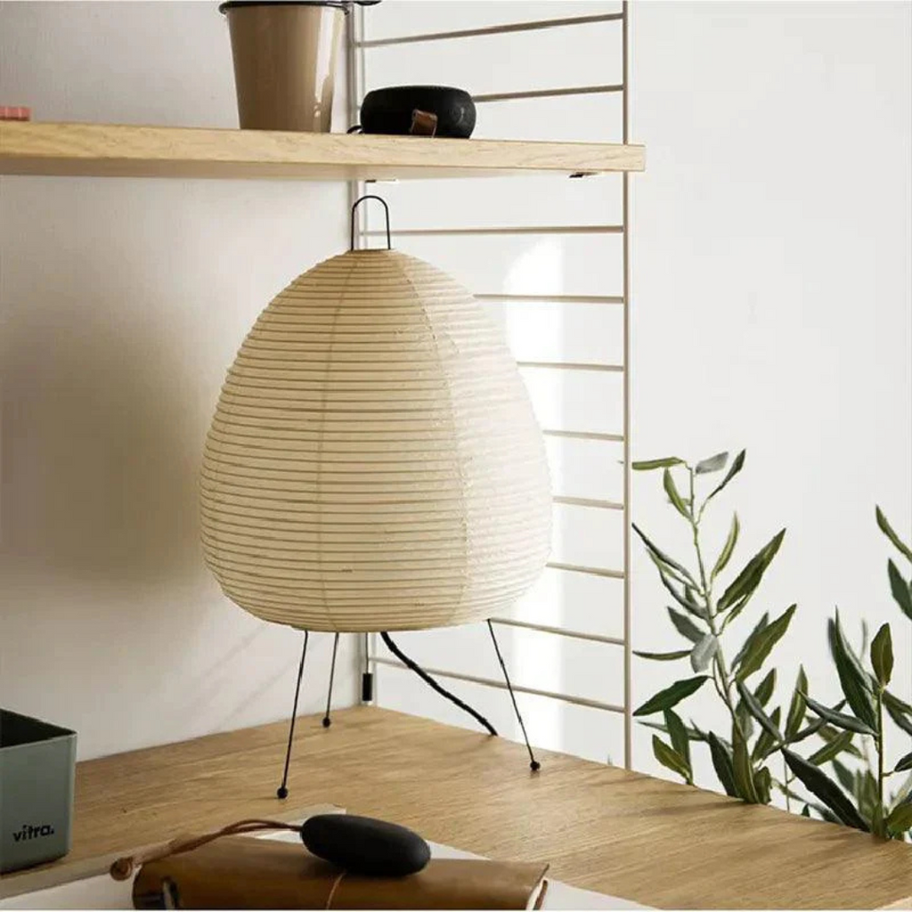 Nemsk | NaraLux Floor Lamp With Rice Paper Shade And Bamboo Frame