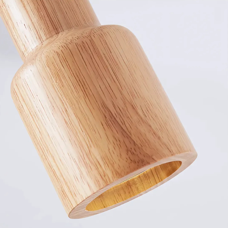 Nemsk | ArborLux Nordic Wood Pendant Light With Warm LED Glow for Dining