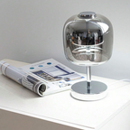 Nemsk | NovaGlow Lumina Table Lamp With Dimmable LED Glass Shade