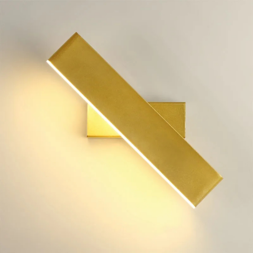 Nemsk | LumaNova Adjustable LED Wall Lamp with Rotating Head for Indoor Living Spaces