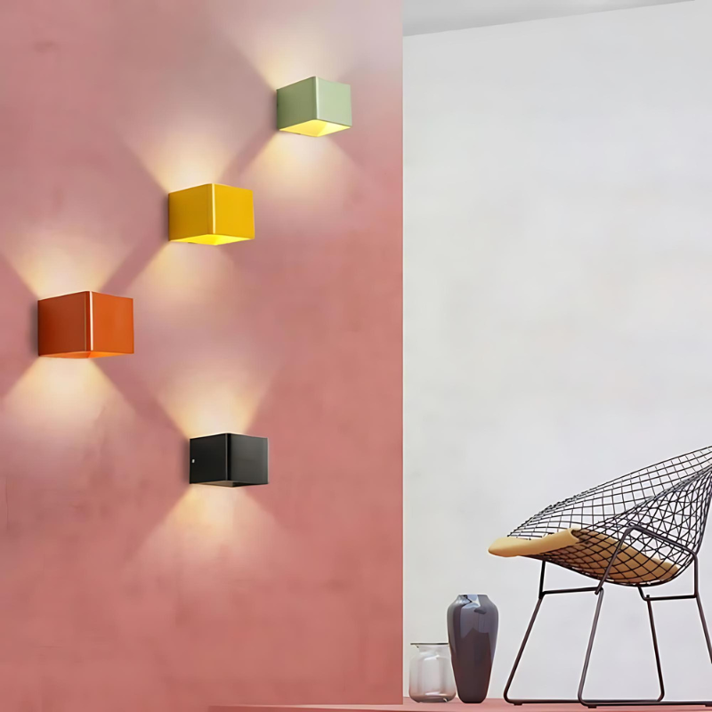 Nemsk | NovaLuxe Square LED Wall Light for Modern Interiors