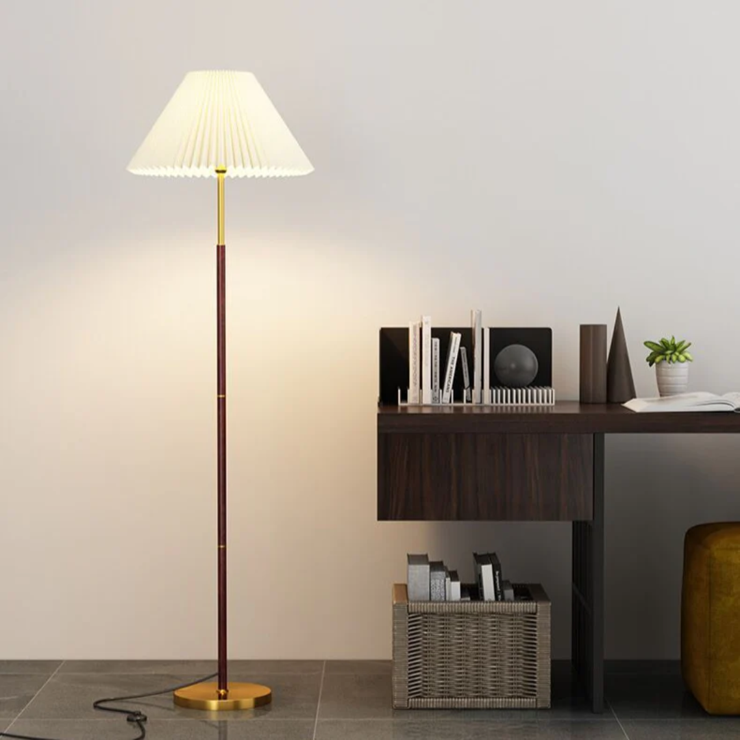 Nemsk | LumaNova Rice Paper Floor Lamp With Soft Ambient Glow