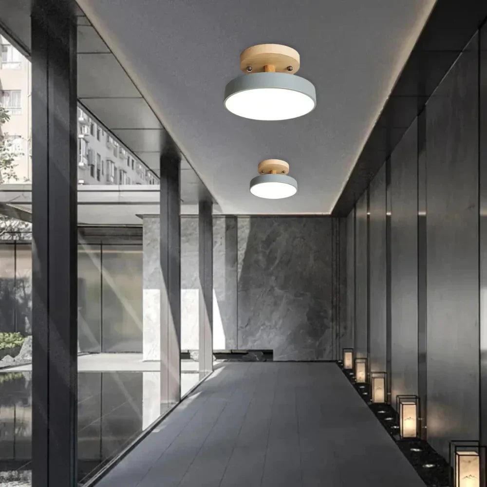 Nemsk | Lunara Compact Modern LED Ceiling Light With Warm Glow
