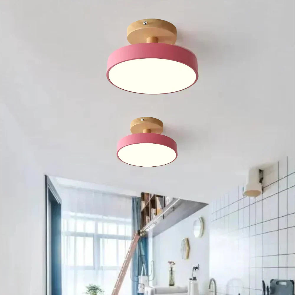 Nemsk | Lunara Compact Modern LED Ceiling Light With Warm Glow