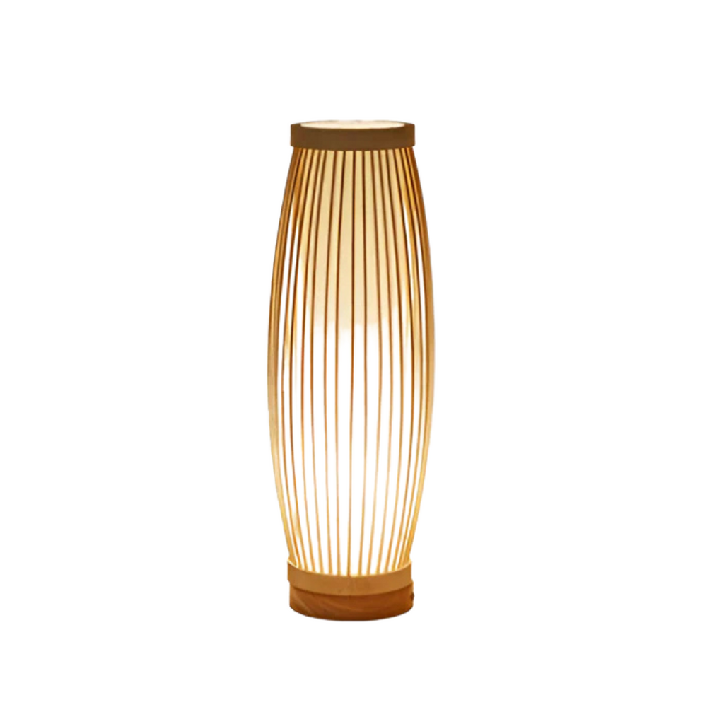 Nemsk | NovaLume Japanese-Style LED Bamboo Table Lamp for Bedroom