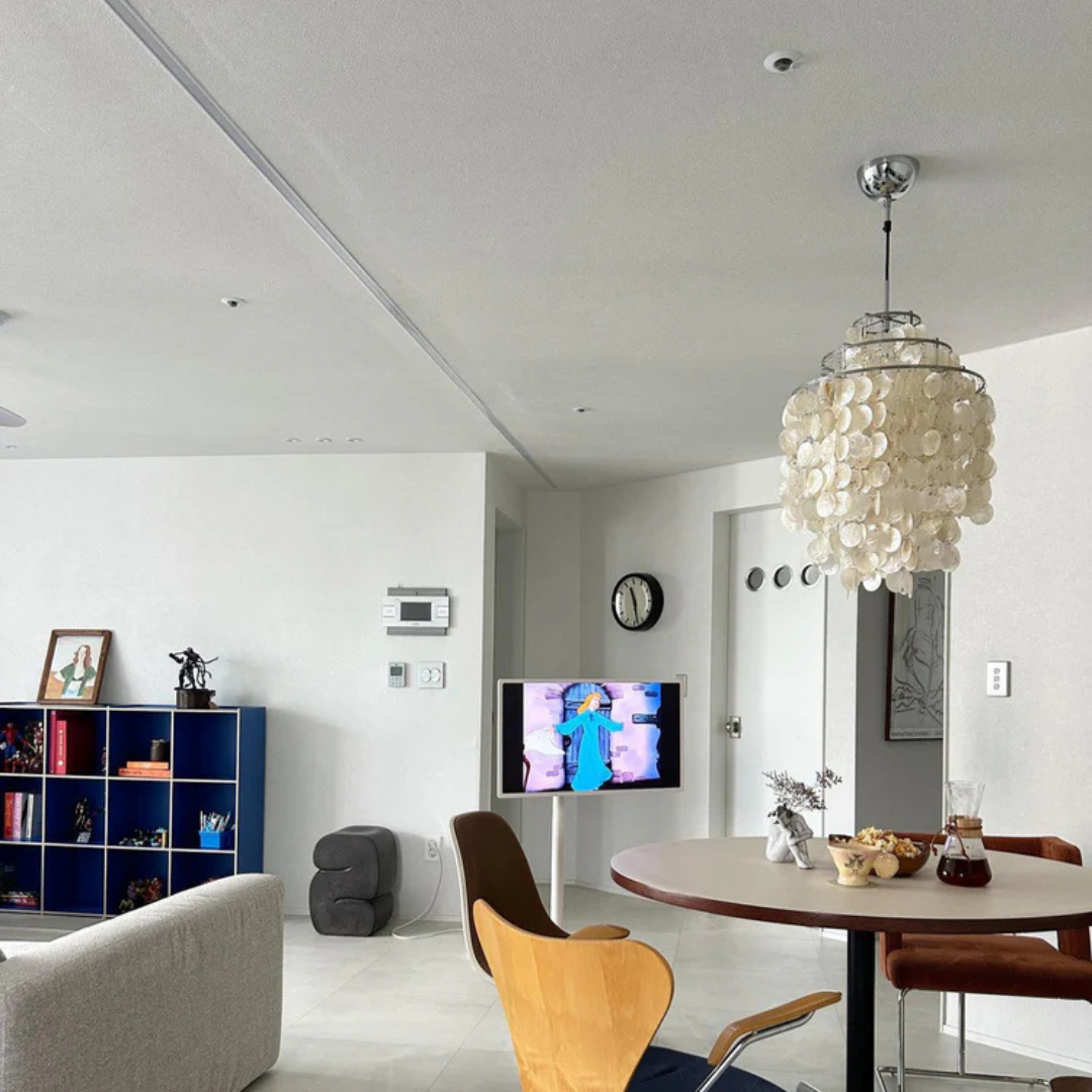 Nemsk | Marisol Seashell Pendant Light For Dining Rooms With Vintage Glow