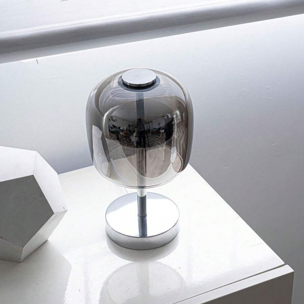 Nemsk | NovaGlow Lumina Table Lamp With Dimmable LED Glass Shade