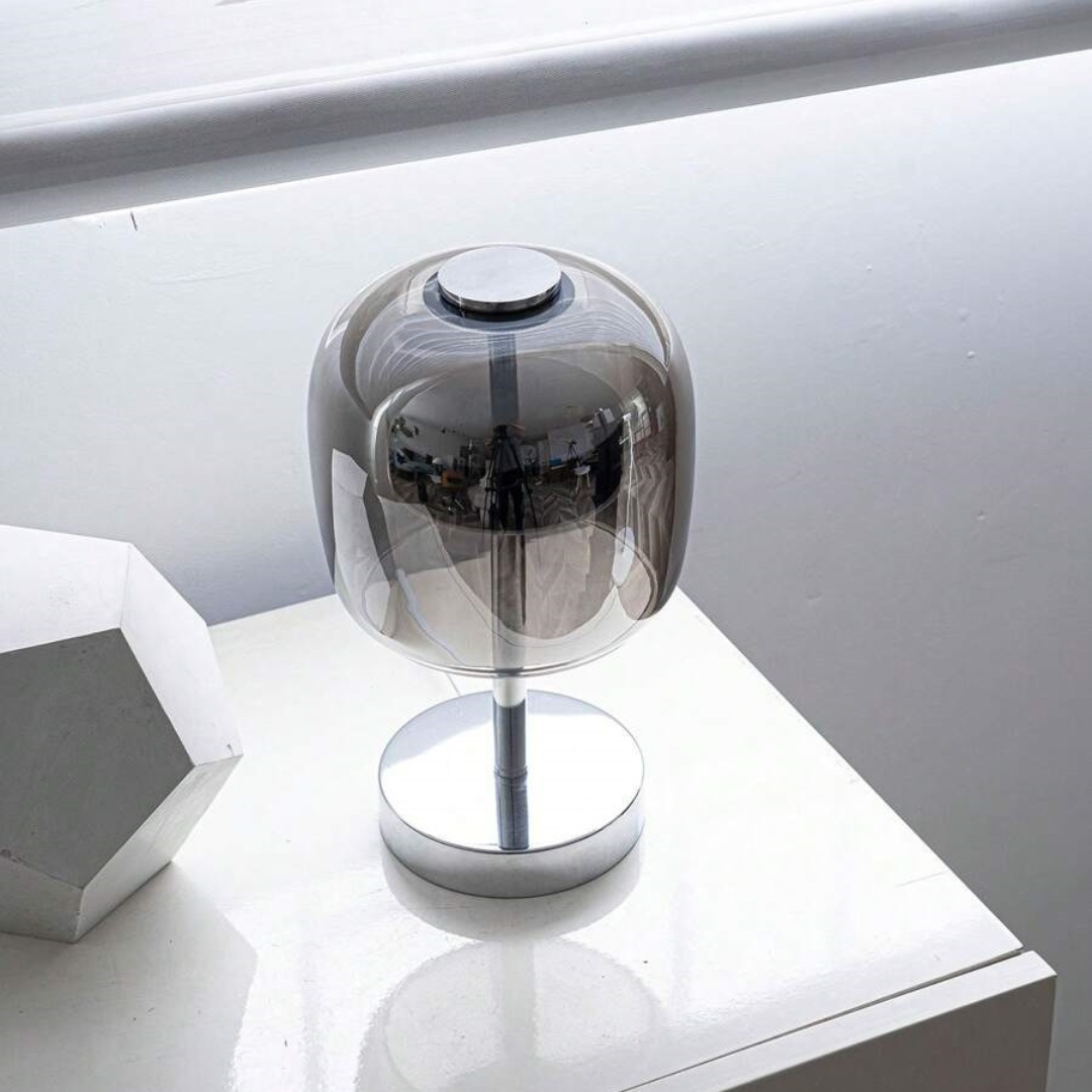 Nemsk | NovaGlow Lumina Table Lamp With Dimmable LED Glass Shade