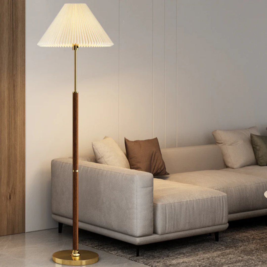 Nemsk | LumaNova Rice Paper Floor Lamp With Soft Ambient Glow