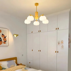 Nemsk | Auryn | Modern LED Ceiling Light With Cozy Wood Details