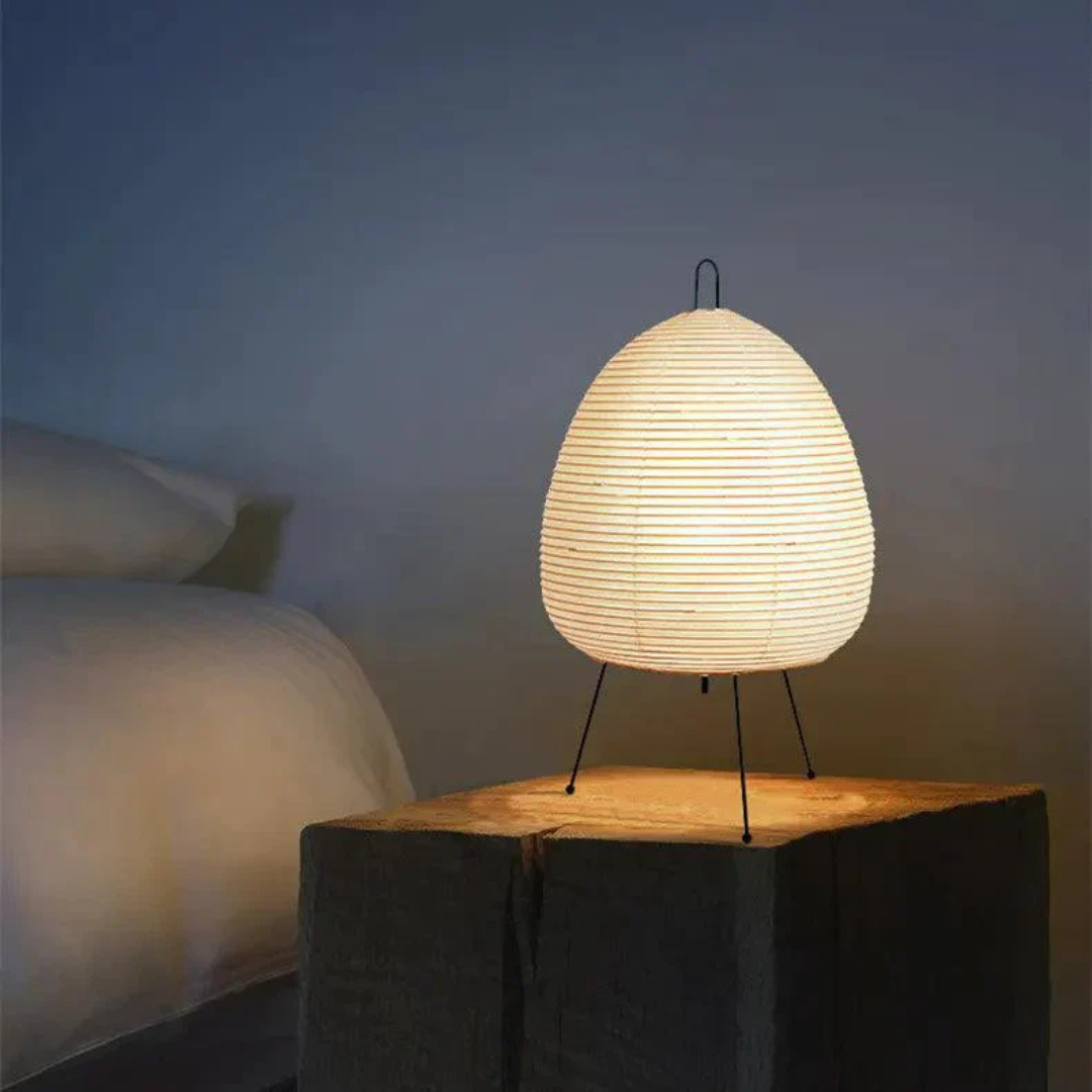 Nemsk | NaraLux Floor Lamp With Rice Paper Shade And Bamboo Frame