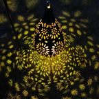 Nemsk | Noctara Black Stainless Steel Solar Garden Lamp With LED