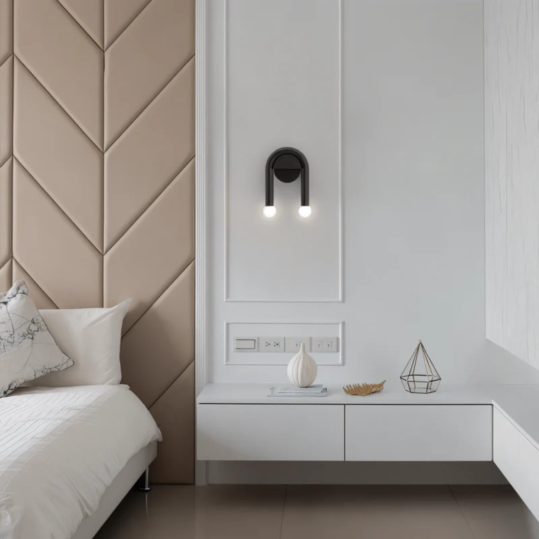 Nemsk | Asterra Metal Arch LED Wall Light for Ambient Glow