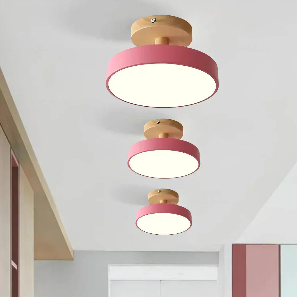 Nemsk | Lunara Compact Modern LED Ceiling Light With Warm Glow