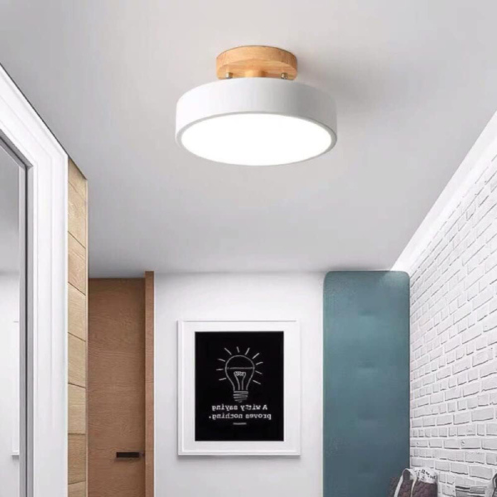 Nemsk | Lunara Compact Modern LED Ceiling Light With Warm Glow