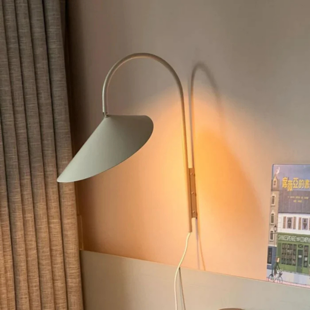 Nemsk | Lumisora Tilting Shade Wall Lamp For Bedroom And Living Room