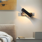Nemsk | LumaNova Adjustable LED Wall Lamp With 360 Degree Rotating Head for Living Rooms