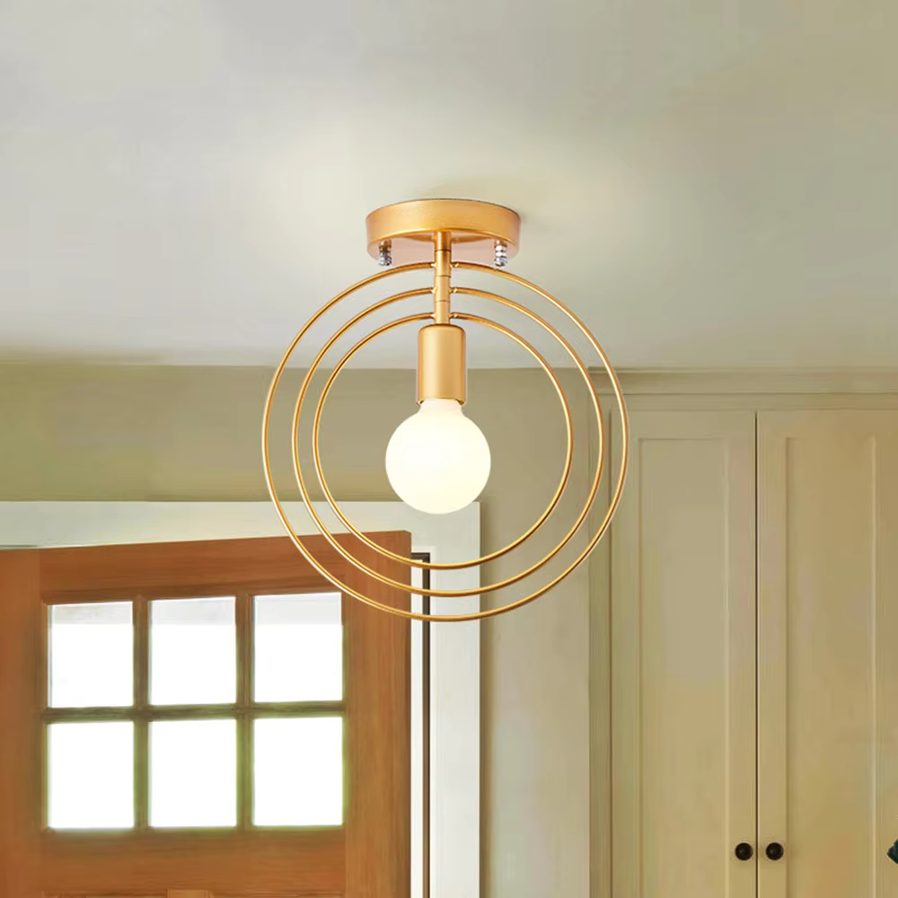 Nemsk | Aurelle | Moderne Gullring Taklampe For Gangar