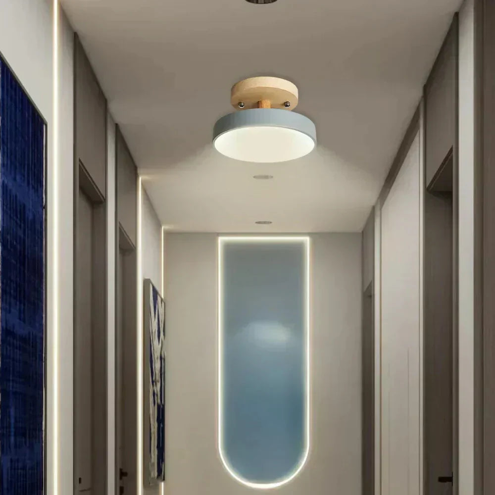 Nemsk | Lunara Compact Modern LED Ceiling Light With Warm Glow