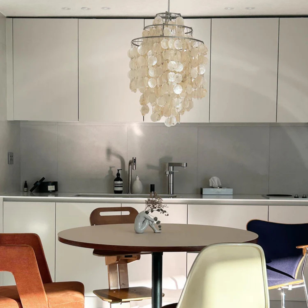 Nemsk | Marisol Seashell Pendant Light For Dining Rooms With Vintage Glow