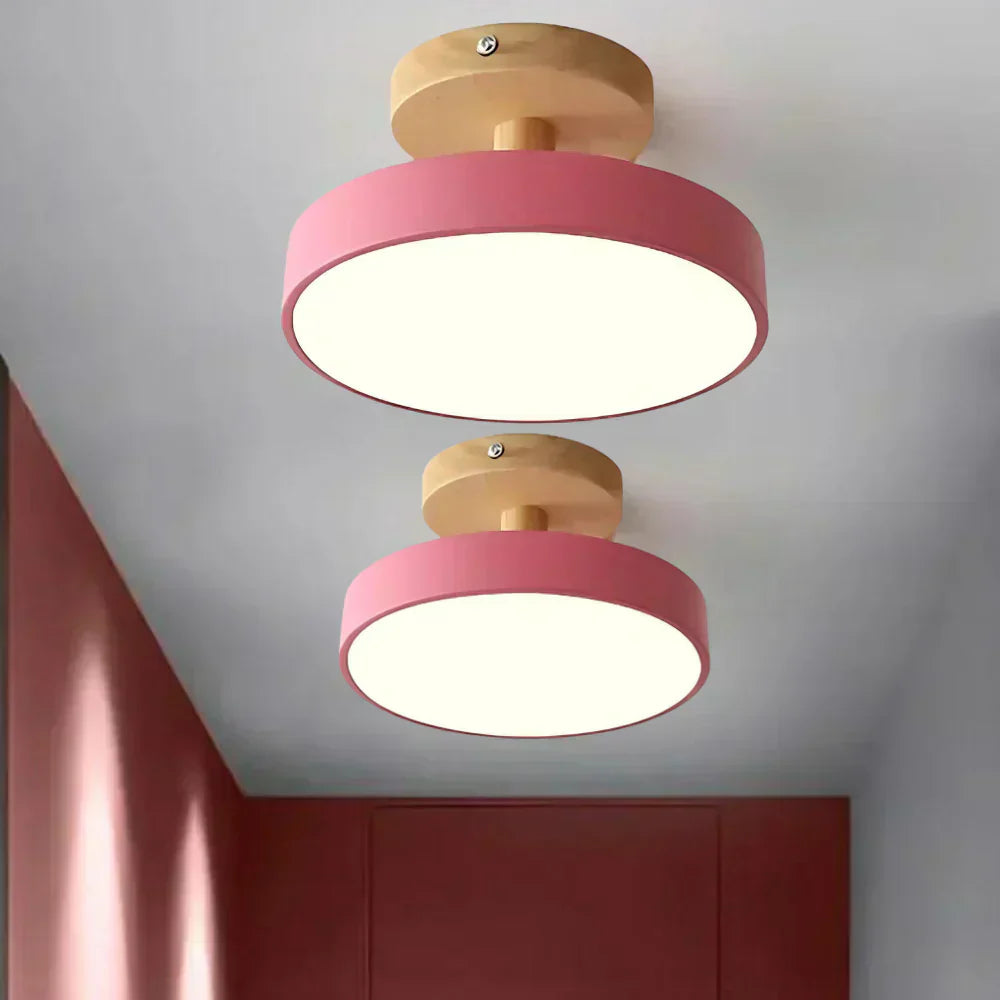 Nemsk | Lunara Compact Modern LED Ceiling Light With Warm Glow