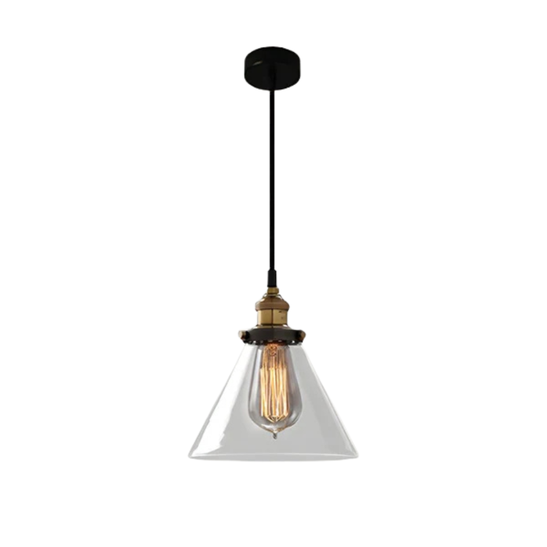 Nemsk | Nexlo Vintage Glass Pendant Light for Dining Rooms and Living Spaces