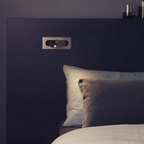 Nemsk | LumaForge Aurora LED Bedside Wall Lamp With Ambient Backlight