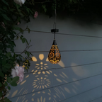 Nemsk | Noctara Black Stainless Steel Solar Garden Lamp With LED