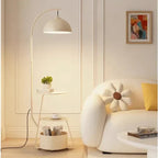 Nemsk | Nordic Glow Floor Lamp With Built In Storage For Living Rooms