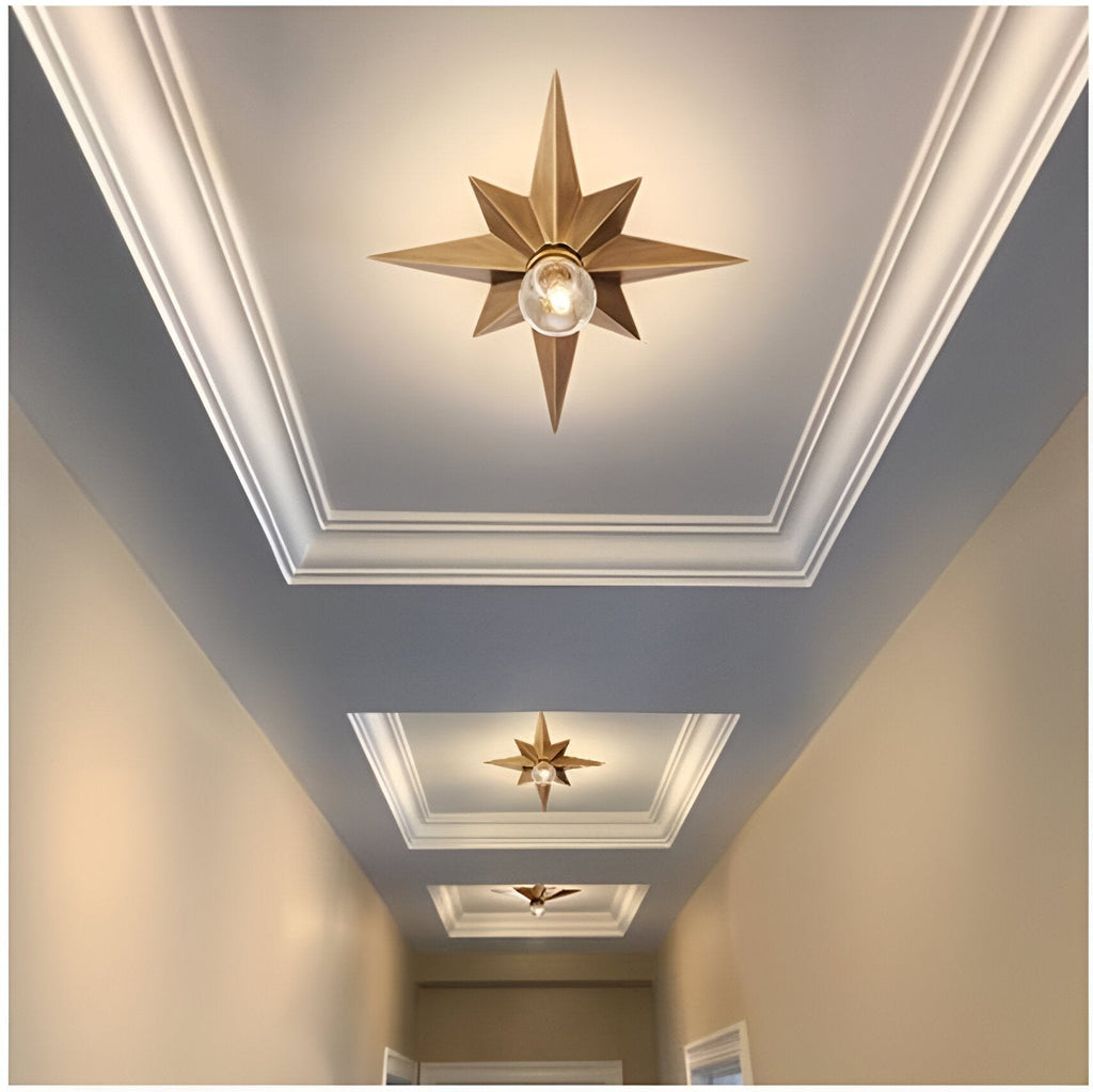 StellarNest Kids Star Ceiling Light With Safe LED For Playful Rooms