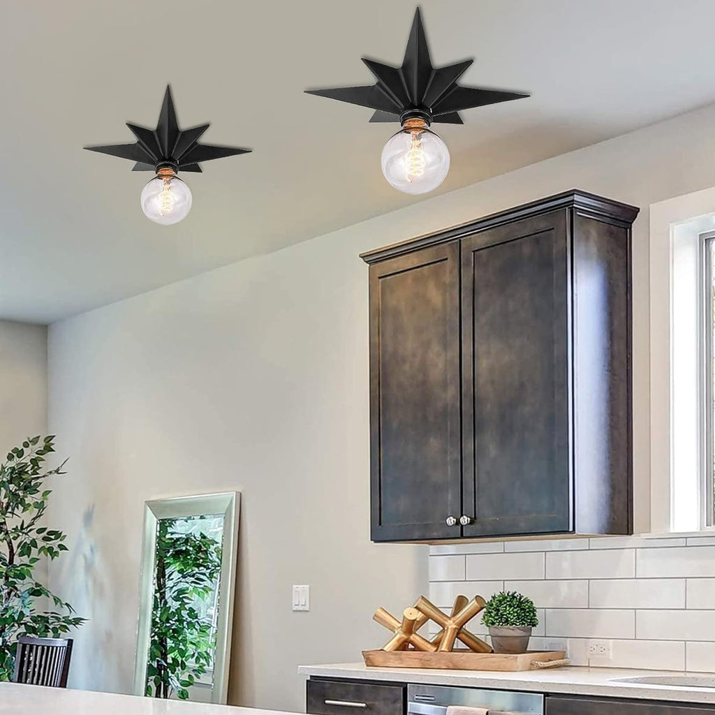 StellarNest Kids Star Ceiling Light With Safe LED For Playful Rooms