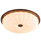 Nemsk | Alderon Vintage Wood LED Ceiling Light With Classic American Style