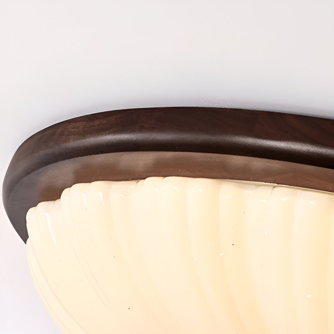 Nemsk | Alderon Vintage Wood LED Ceiling Light With Classic American Style