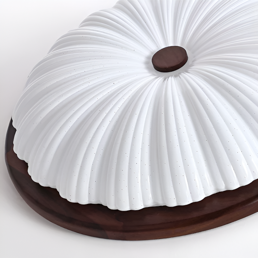 Nemsk | Alderon Vintage Wood LED Ceiling Light With Classic American Style