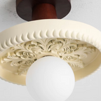 Solendra Gold Glass Ceiling Light Modern Chandelier