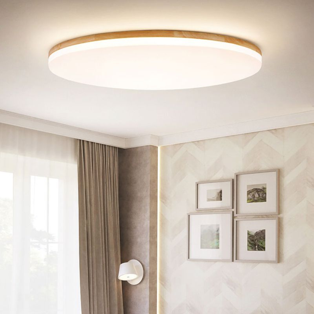 Lumenara Round LED Ceiling Light for Living Room Energy Efficiency