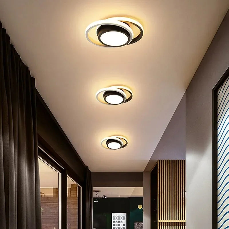 Orion Dual Ring LED Ceiling Light Modern Minimalist Lamp