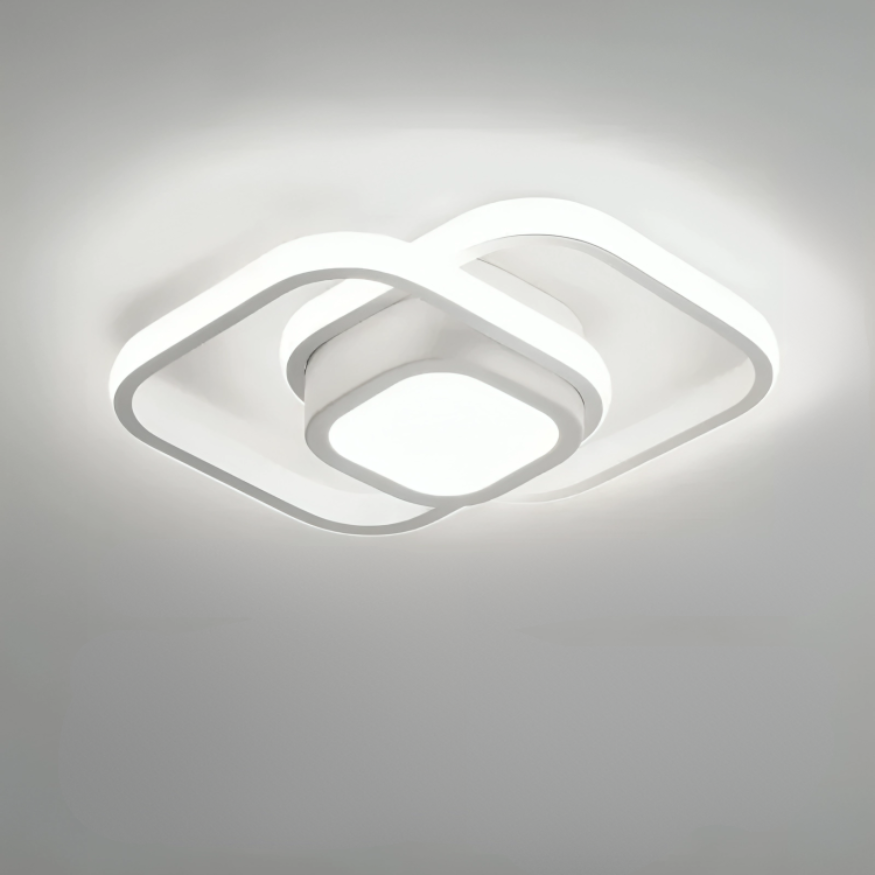 Orion Dual Ring LED Ceiling Light Modern Minimalist Lamp
